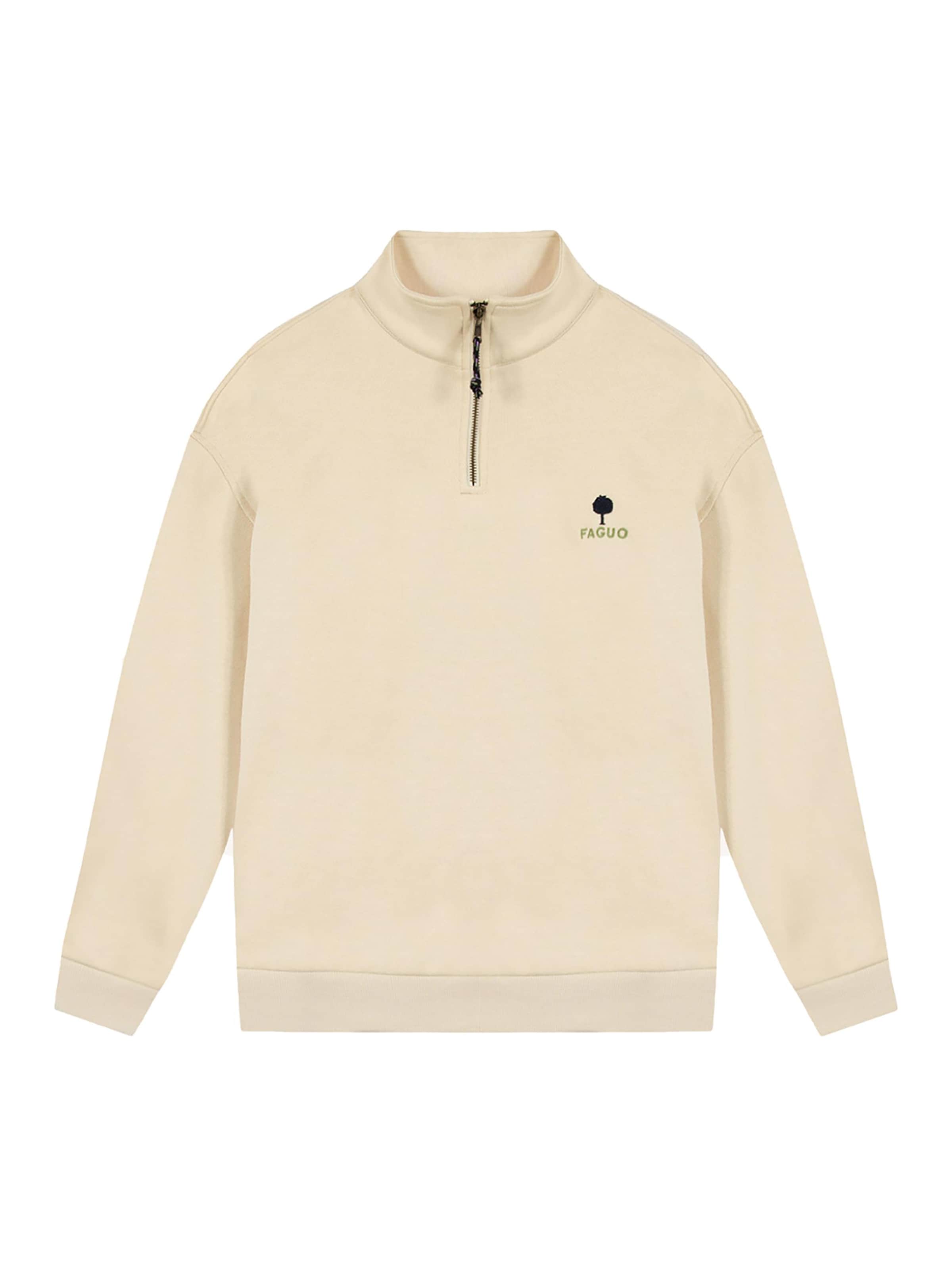 FAGUO Sweatshirt 'Amboise' in Beige: front