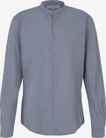 Coupe regular Chemise TOM TAILOR DENIM en bleu : devant