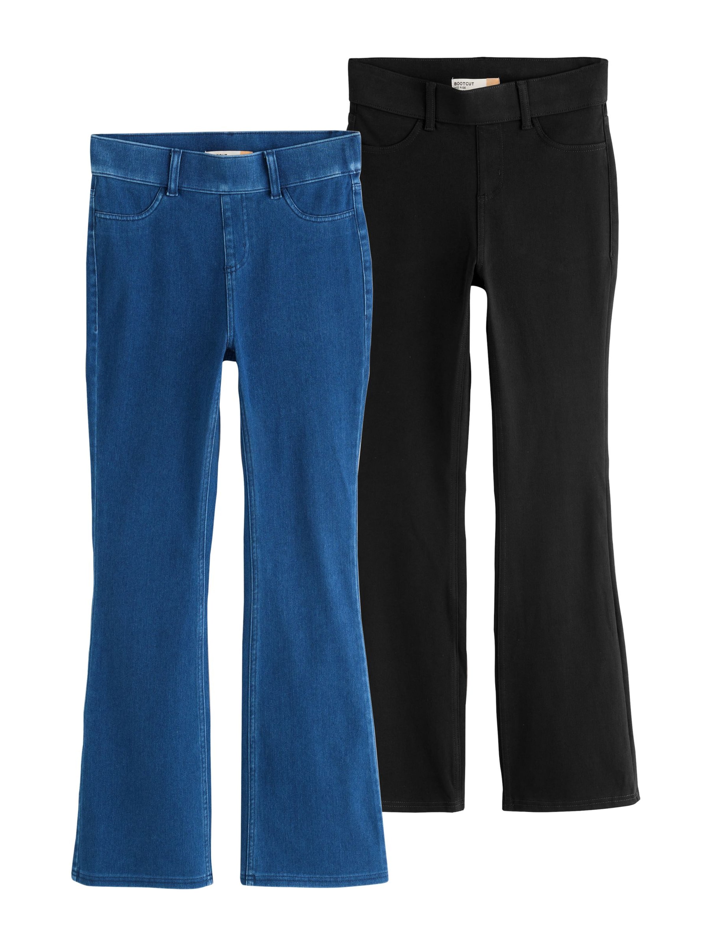 Next Bootcut Jeggíny – modrá: přední strana