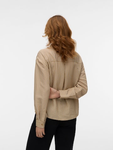 VERO MODA Blouse 'Juliana' in Bruin
