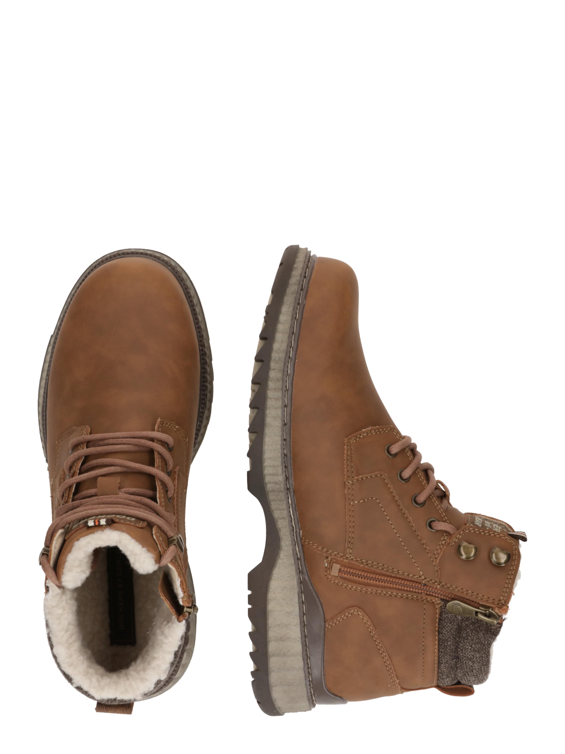 Dockers by Gerli Schnürboots in Braun