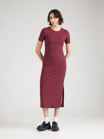 Calvin Klein Jeans Dress in Red: front