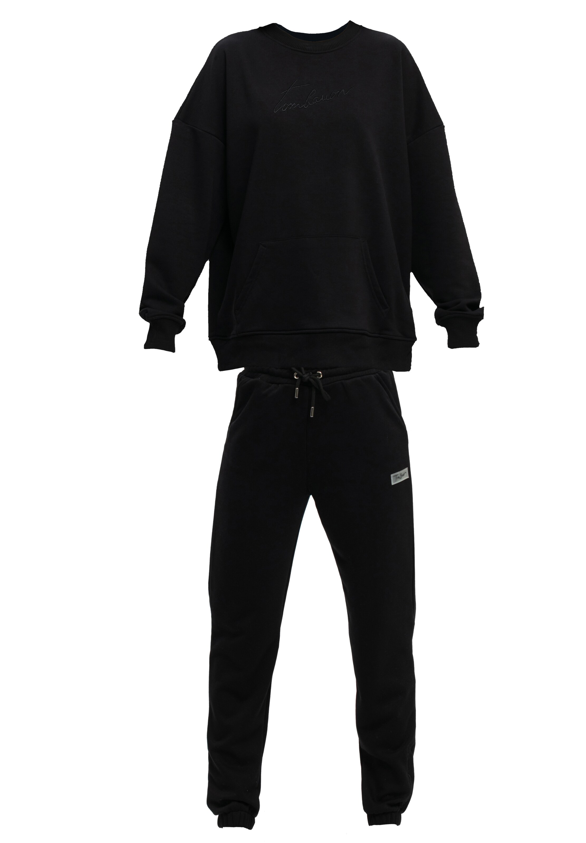 Survêtements Tom Barron en noir : devant