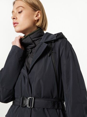 Krakatau Between-seasons coat in Black