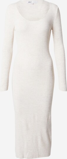 ONLY Pletena obleka 'RISE' | bela barva, Prikaz izdelka