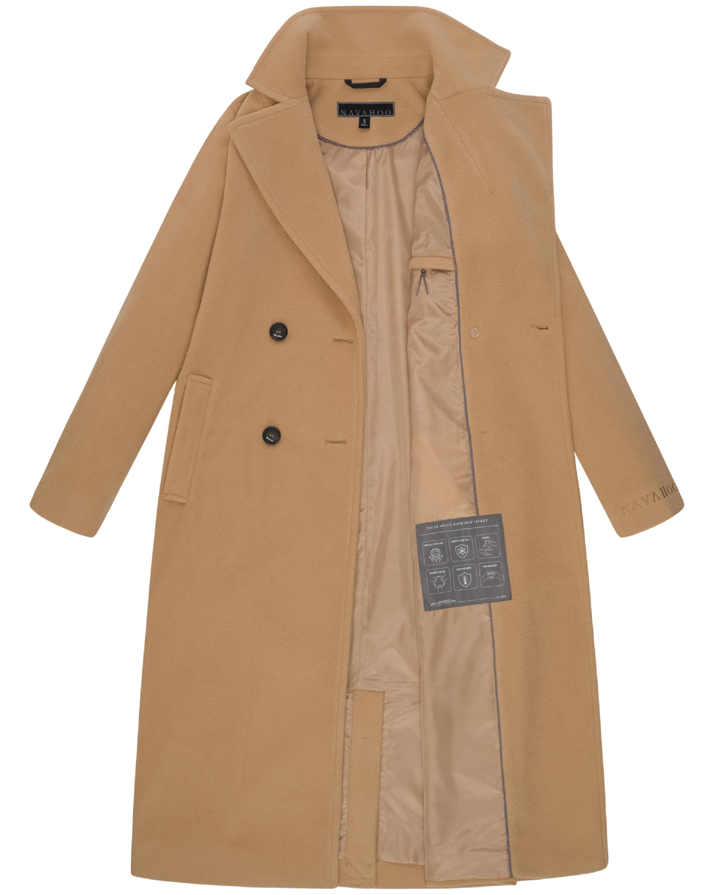 NAVAHOO Övergångskappa 'Sternlein 14' i beige