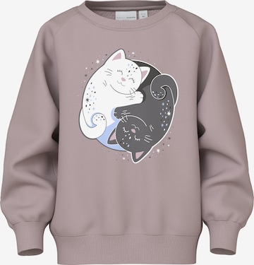 purpurinė NAME IT Megztinis be užsegimo 'NMFVENUS': priekis