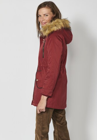 KOROSHI Between-seasons parka in Red