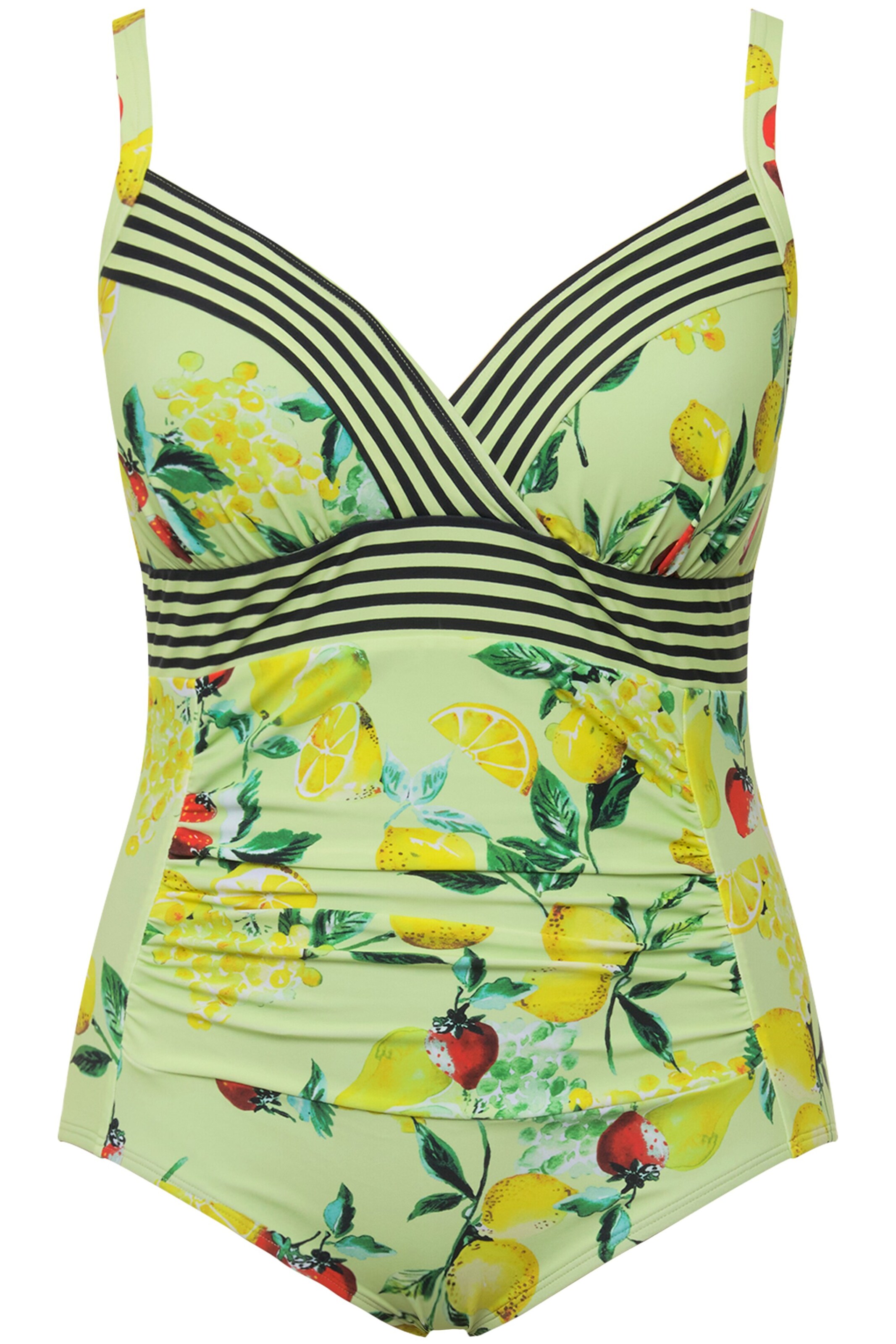 Ulla Popken Swimsuit in Green: front