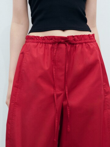 MANGO Baggy Trousers 'LUPE' in Red
