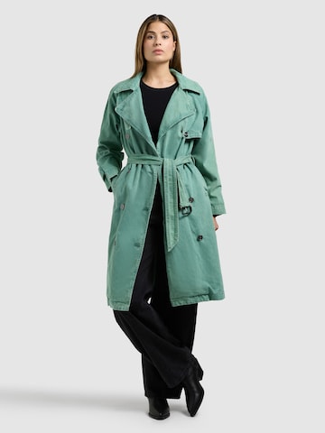 Manteau mi-saison 'Enza' khujo en vert