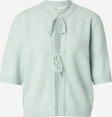 ONLY Gebreid vest 'ONLSimoni' in Blauw: voorkant