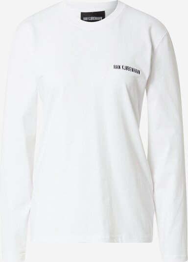 Han Kjøbenhavn T-shirt en noir / blanc cassé, Vue avec produit