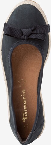 TAMARIS Espadrilky – modrá