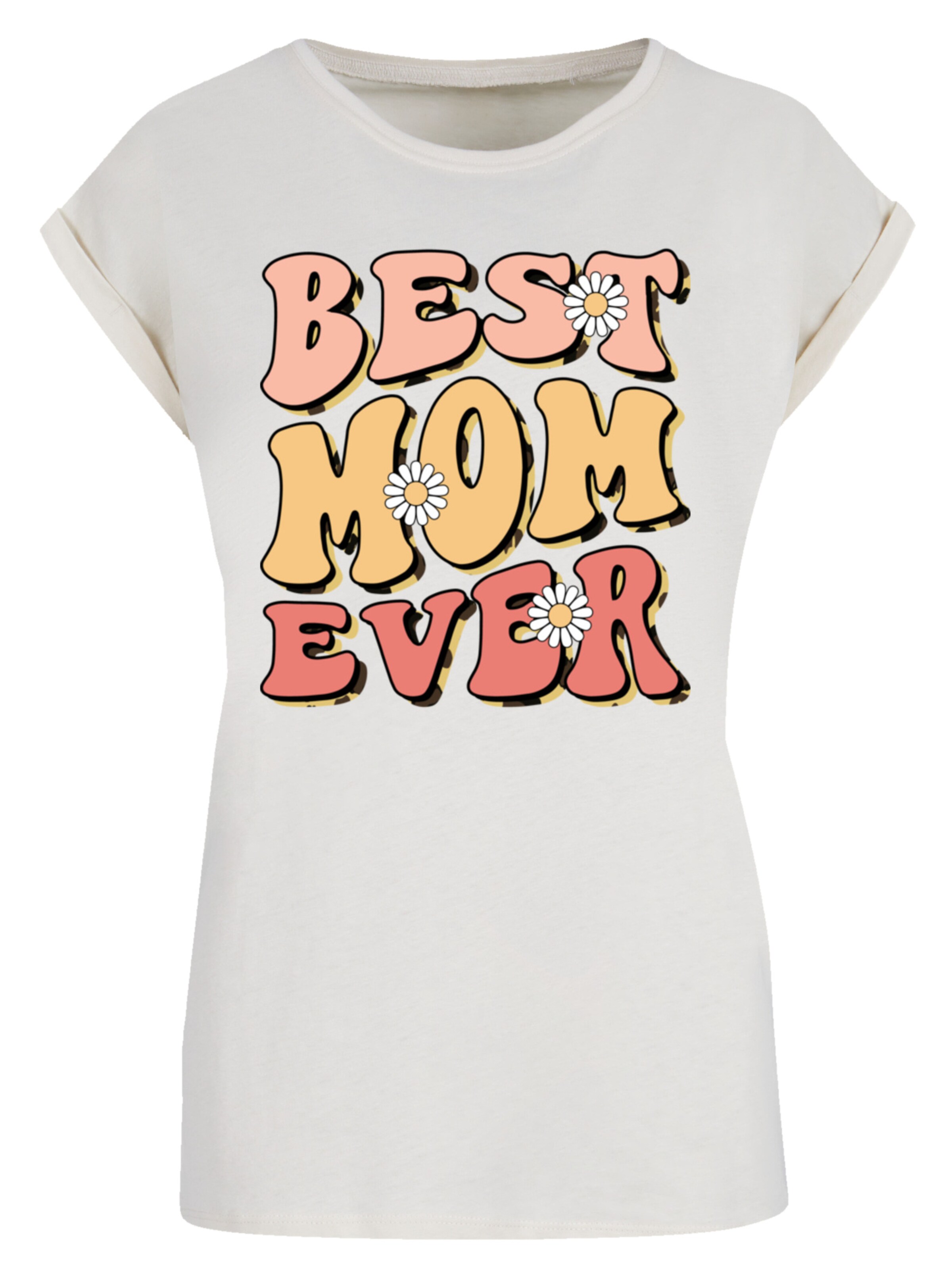 T-shirt F4NT4STIC en beige : devant