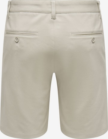 Only & Sons Regular Chino Pants 'Mark' in Grey