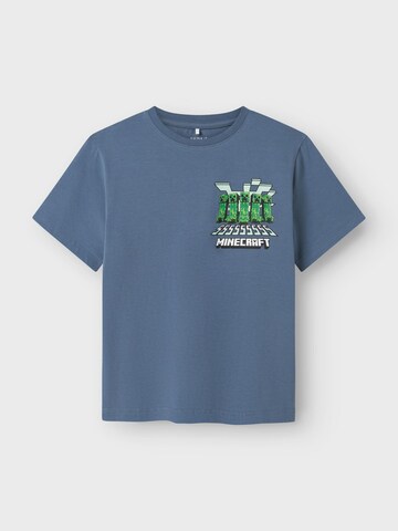 T-Shirt 'Minecraft' NAME IT en bleu