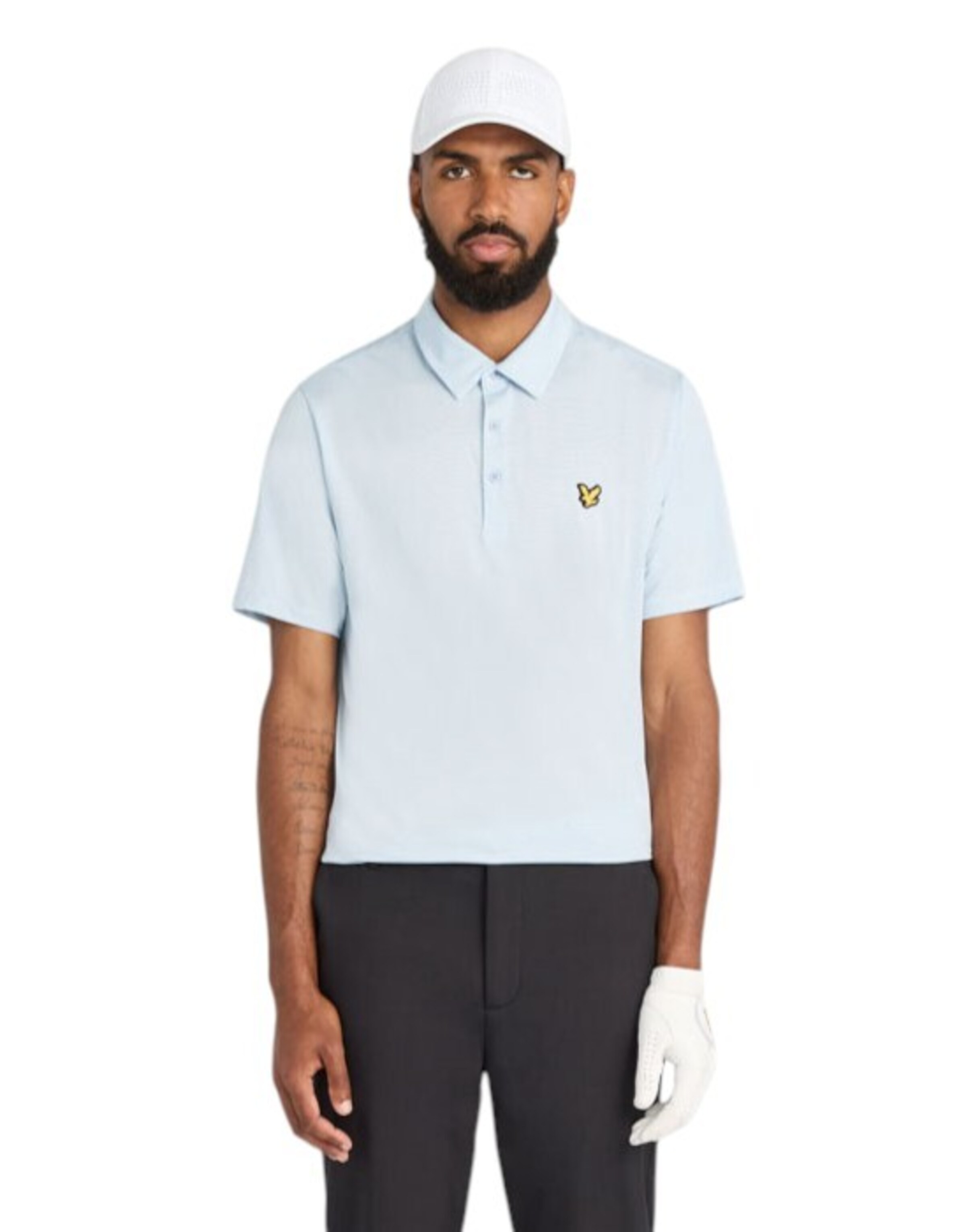 Lyle & Scott Functioneel shirt in Blauw: voorkant