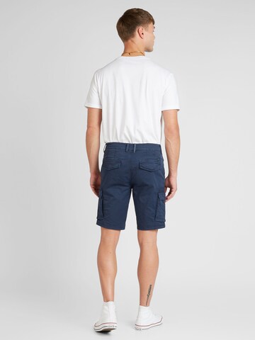 Regular Pantalon cargo BLEND en bleu