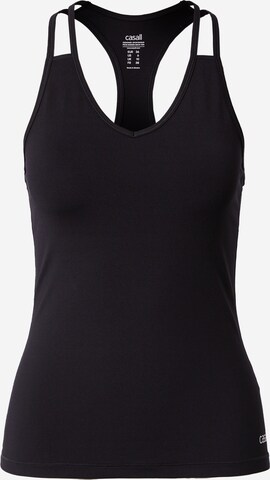 Casall - Top deportivo en negro: frente