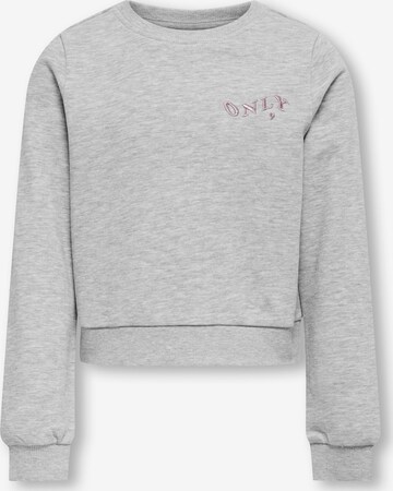 KIDS ONLY Sweatshirt 'CELESTE' in Grau: predná strana