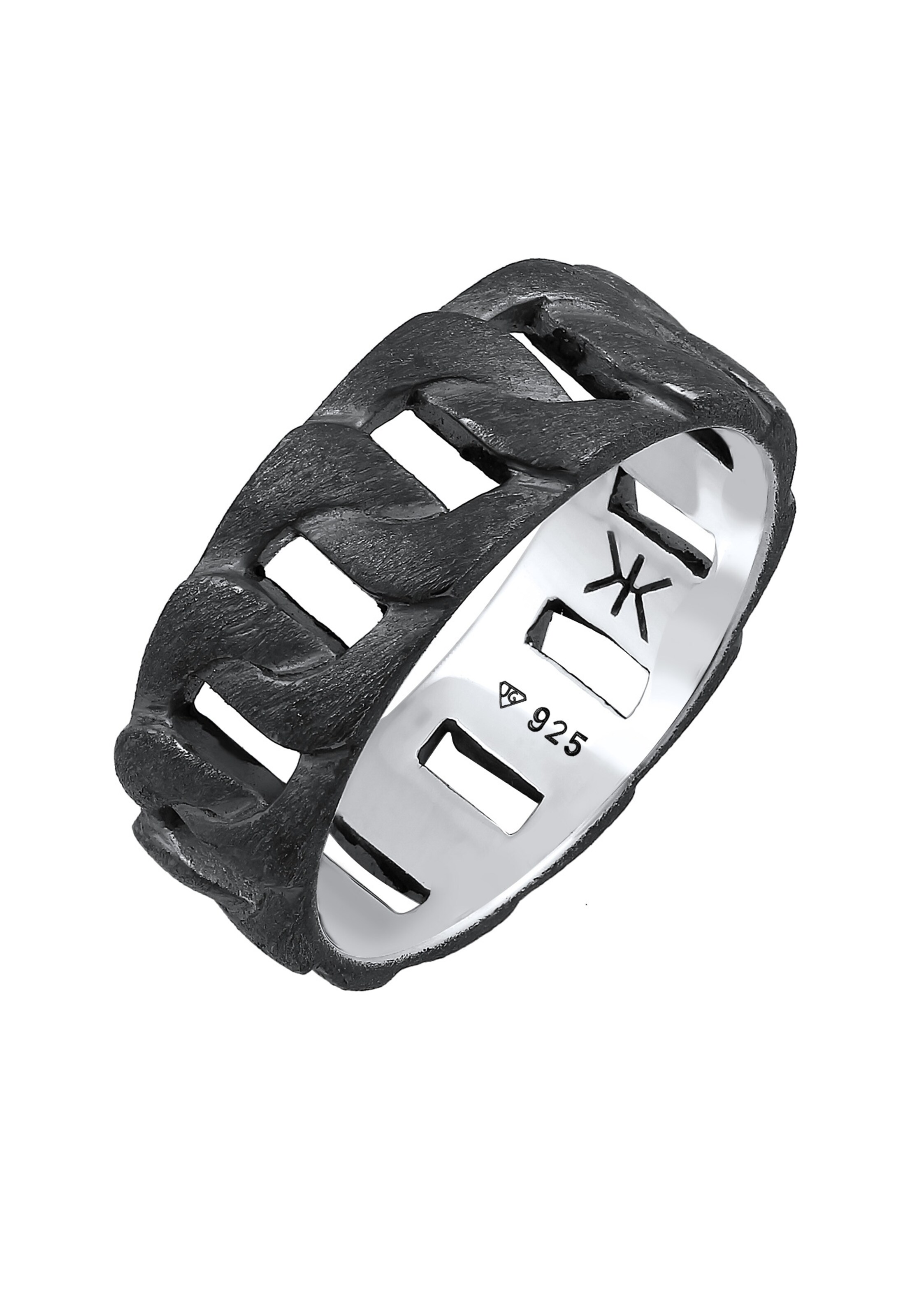 KUZZOI Ring in Zwart: voorkant