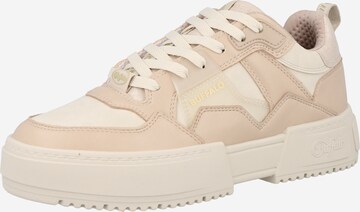 BUFFALO Låg sneaker i beige: framsida