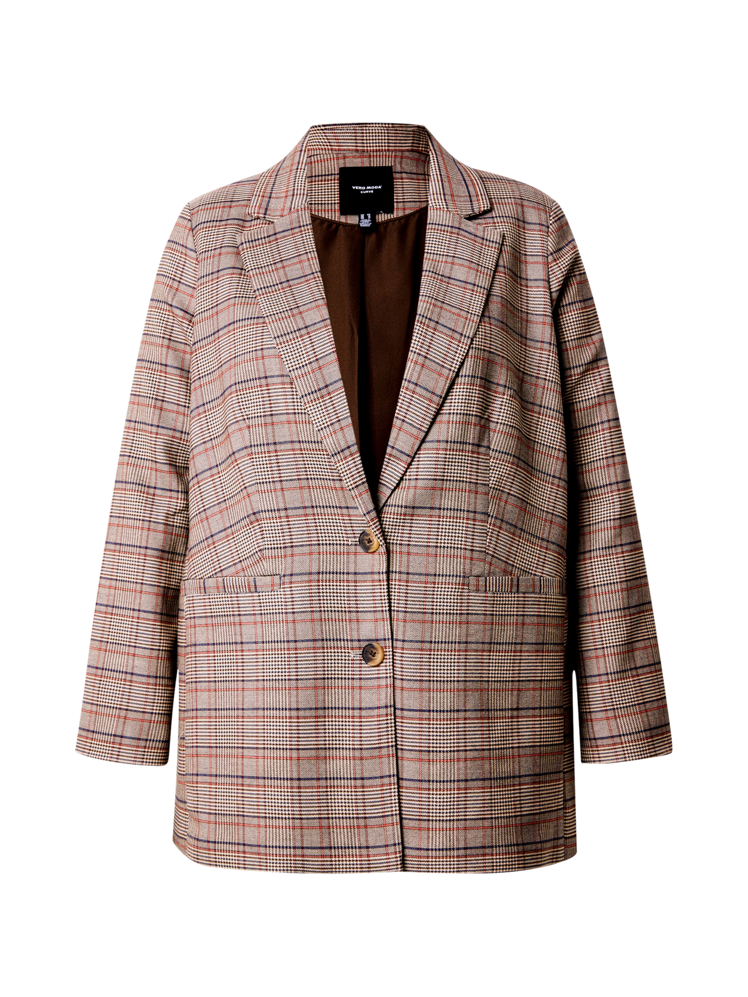 Vero Moda Curve Blazer in Beige: Vorderseite