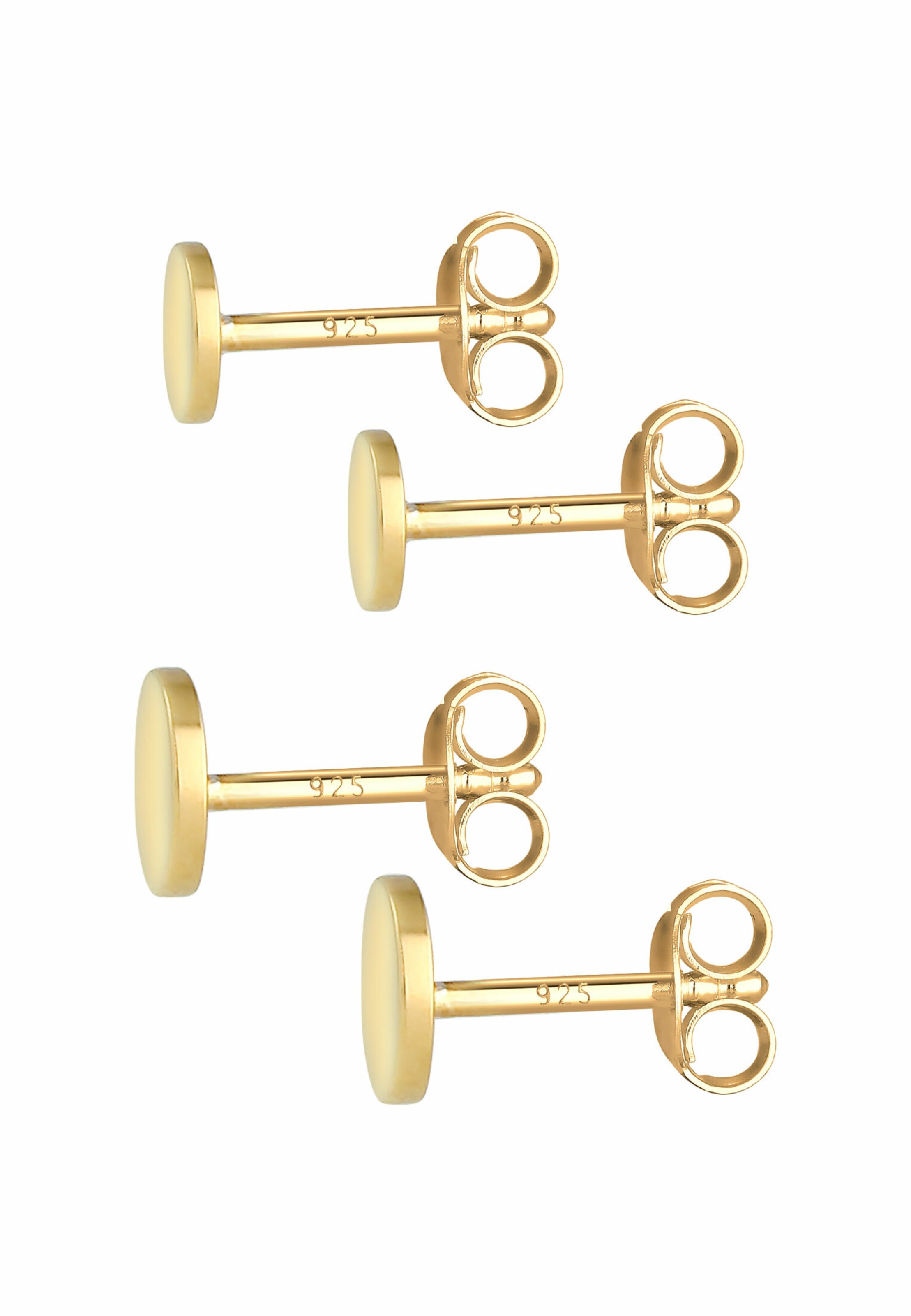 Boucles d'oreilles 'Geo' ELLI en or