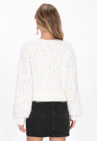 Pull-over IZIA en blanc