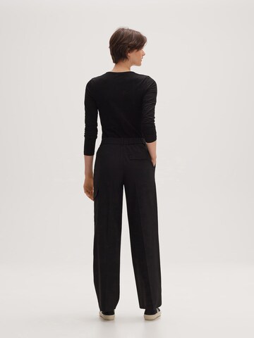 OPUS Wide leg Cargo trousers 'Melpa' in Black