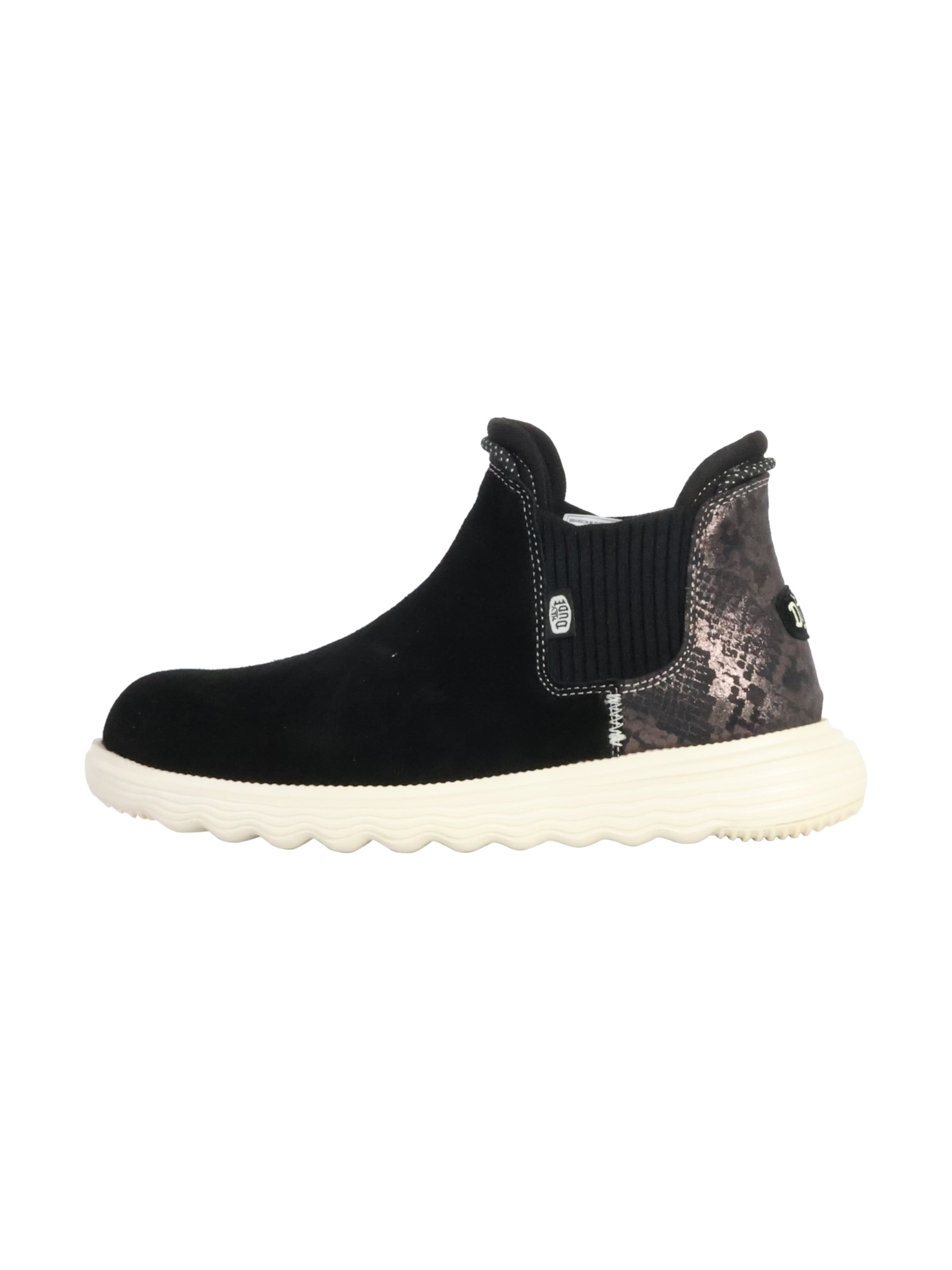 Ankle boots 'Branson' di HEY DUDE in oro: frontale