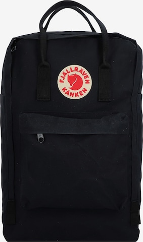 Fjällräven Rucksack 'Kanken' in Schwarz: predná strana