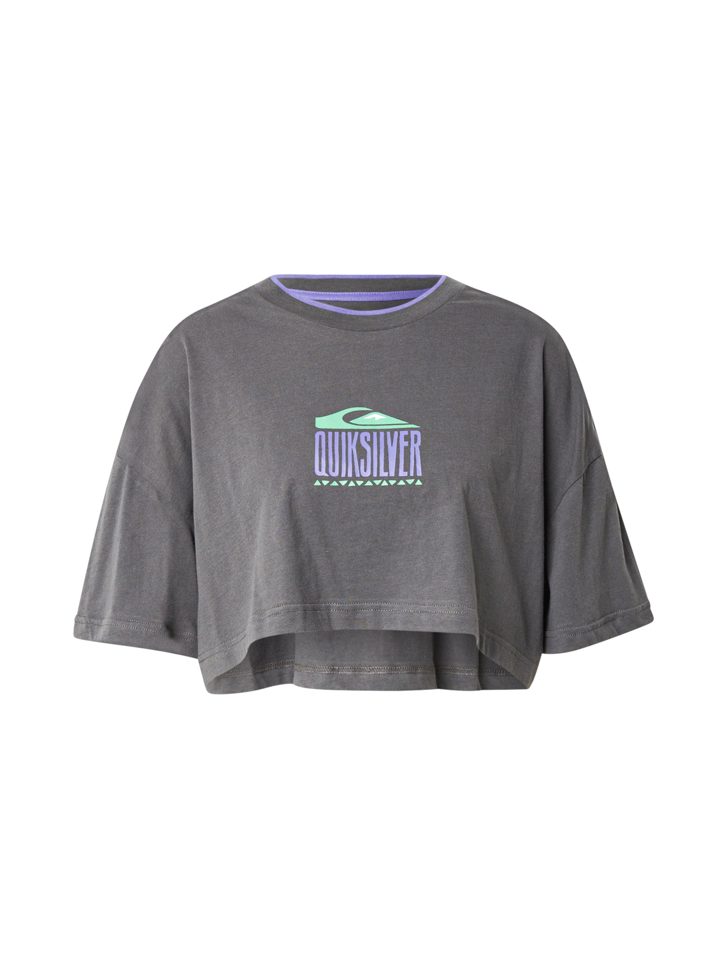 QUIKSILVER Tričko - Čierna: predná strana