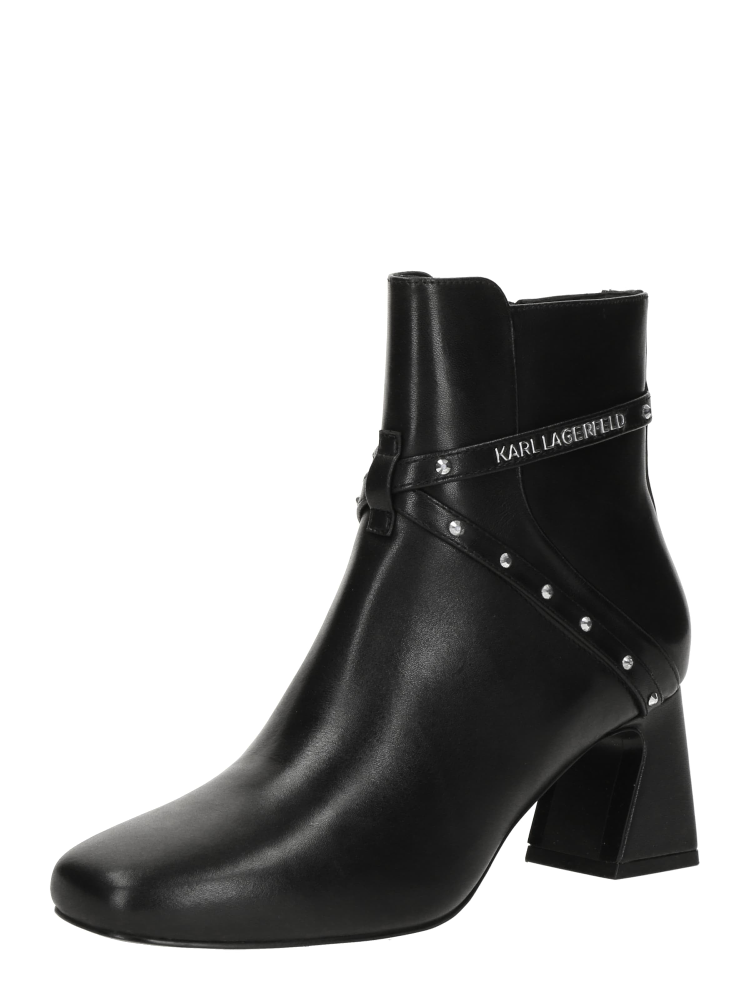 Karl Lagerfeld - Botim em preto: frente