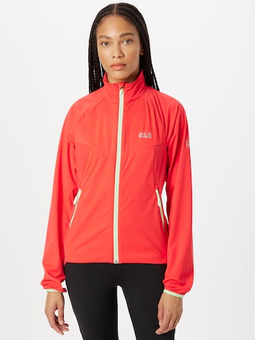 JACK WOLFSKIN Athletic Jacket 'Tourer' in Red: front