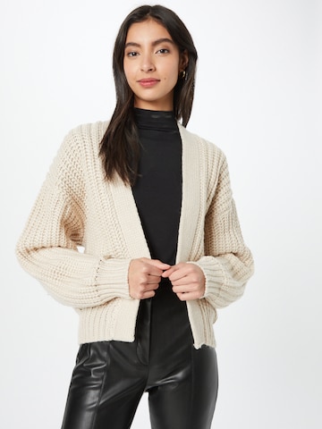 ABOUT YOU Knit Cardigan 'Tara' in Beige: front