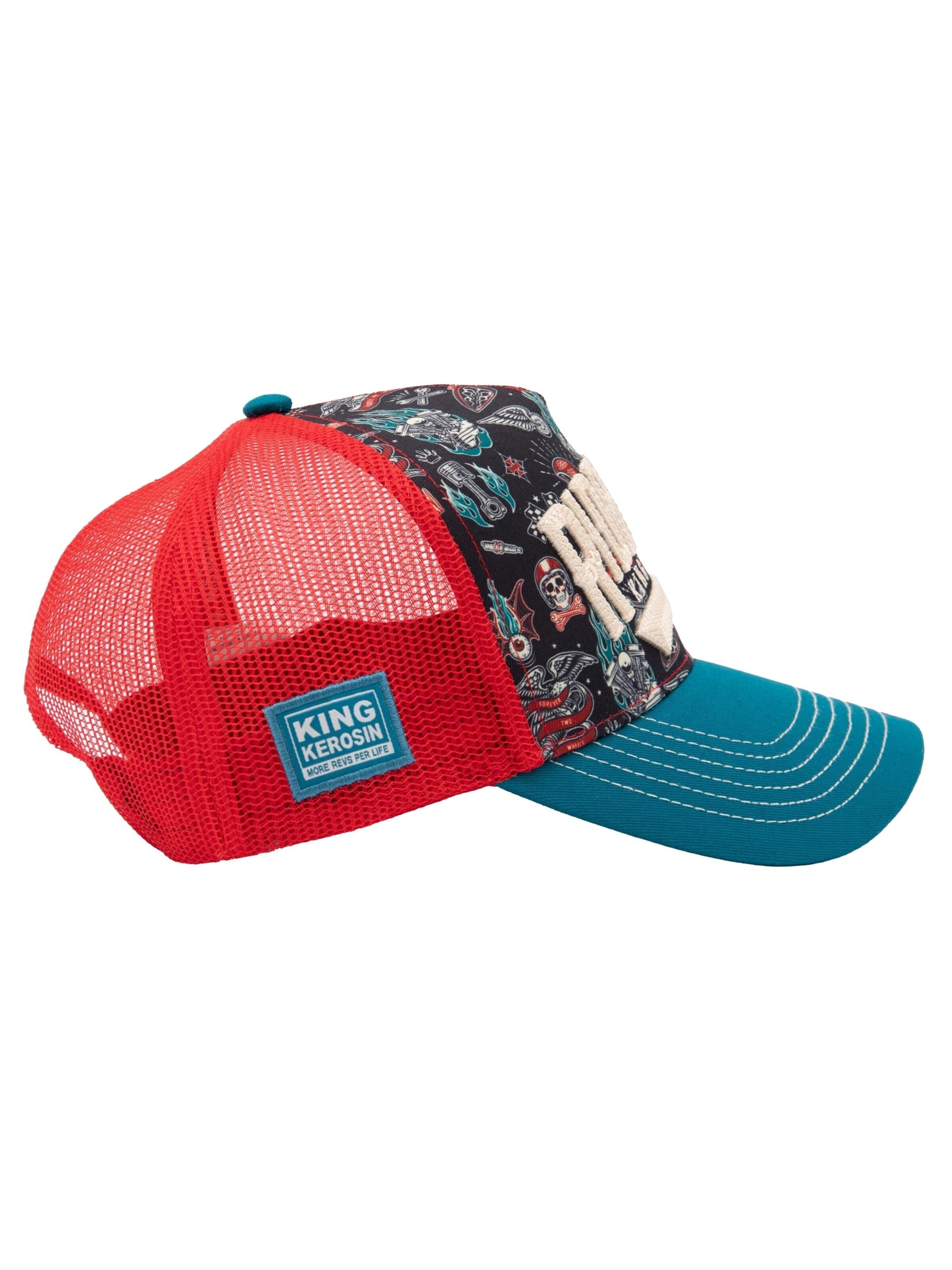 King Kerosin Cap 'Ride Hard' in Blue