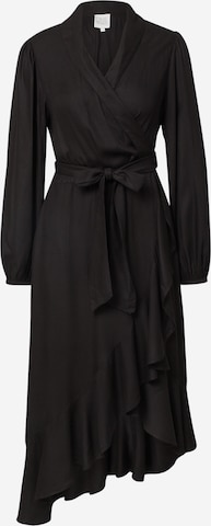 Line of Oslo Dress in Black: front