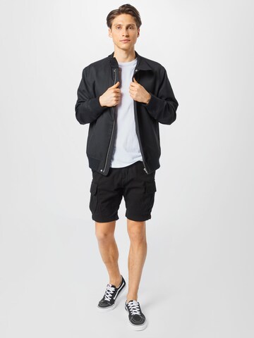 ALPHA INDUSTRIES Regular Shorts 'Airman' in Schwarz