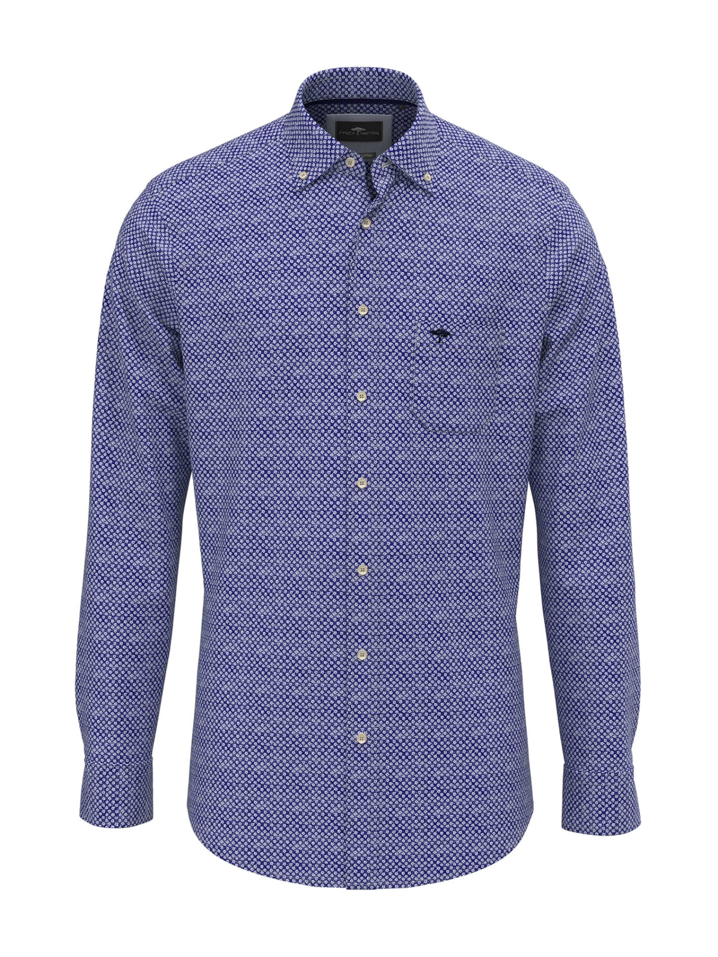 Slim fit Camicia di FYNCH-HATTON in blu: frontale