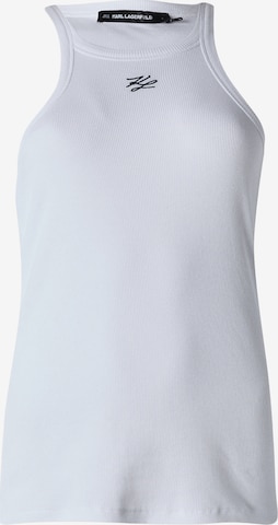 Haut Karl Lagerfeld en blanc : devant