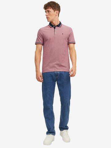 JACK & JONES Shirt 'Paulos - Slim Fit' in Rood