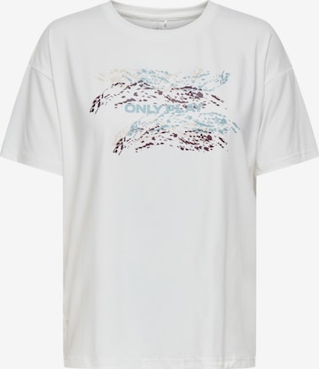 Maglietta 'Joha' di ONLY PLAY in bianco: frontale