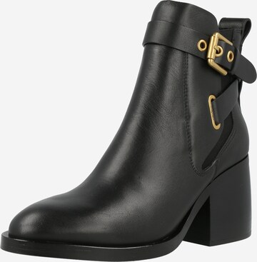 See by Chloé - Botas pelo tornozelo 'Averi' em preto: frente