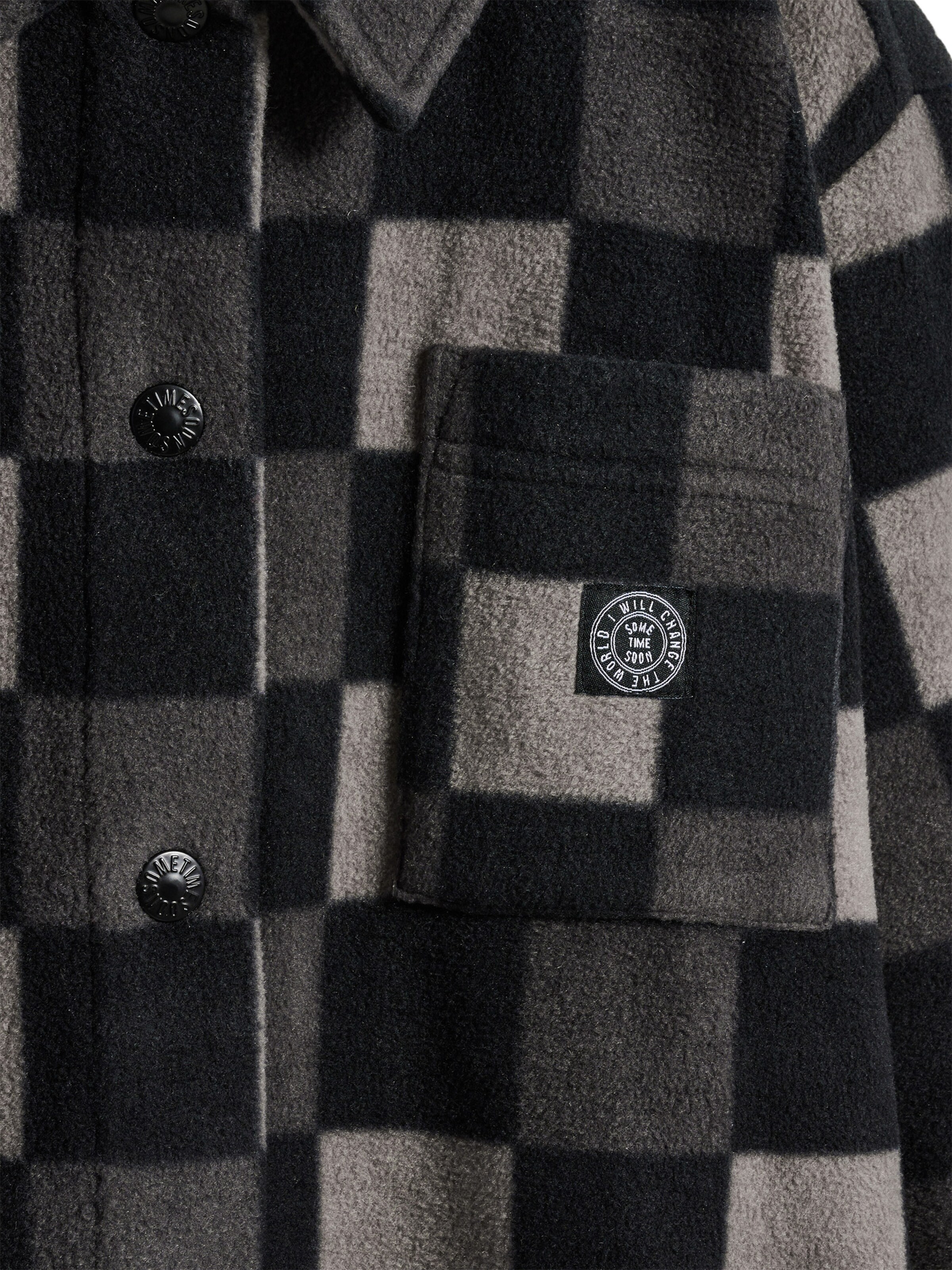 SOMETIME SOON Overgangsjakke i sort