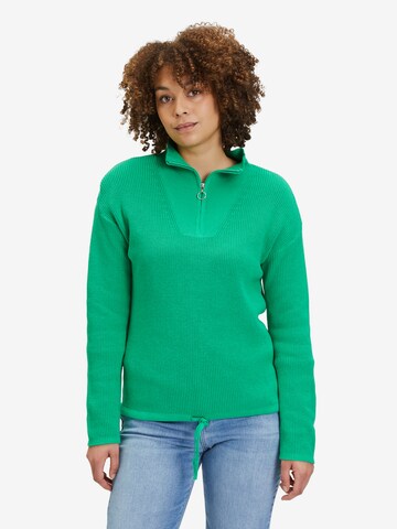 Pull-over Cartoon en vert : devant