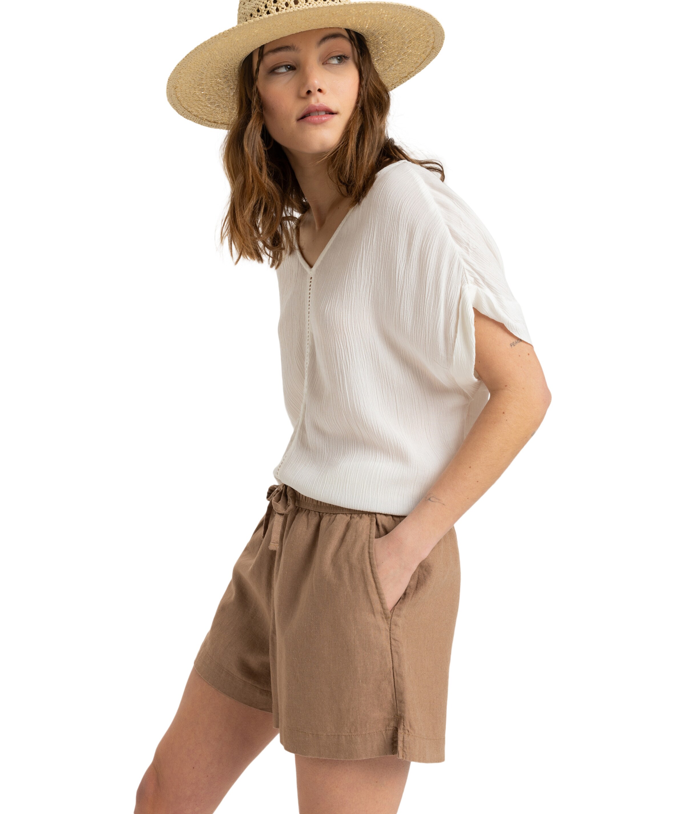 ROXY Regular Shorts 'Lekeitio Break' in Beige