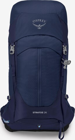 Osprey Sports Backpack 'Stratos 26' in Blue: front