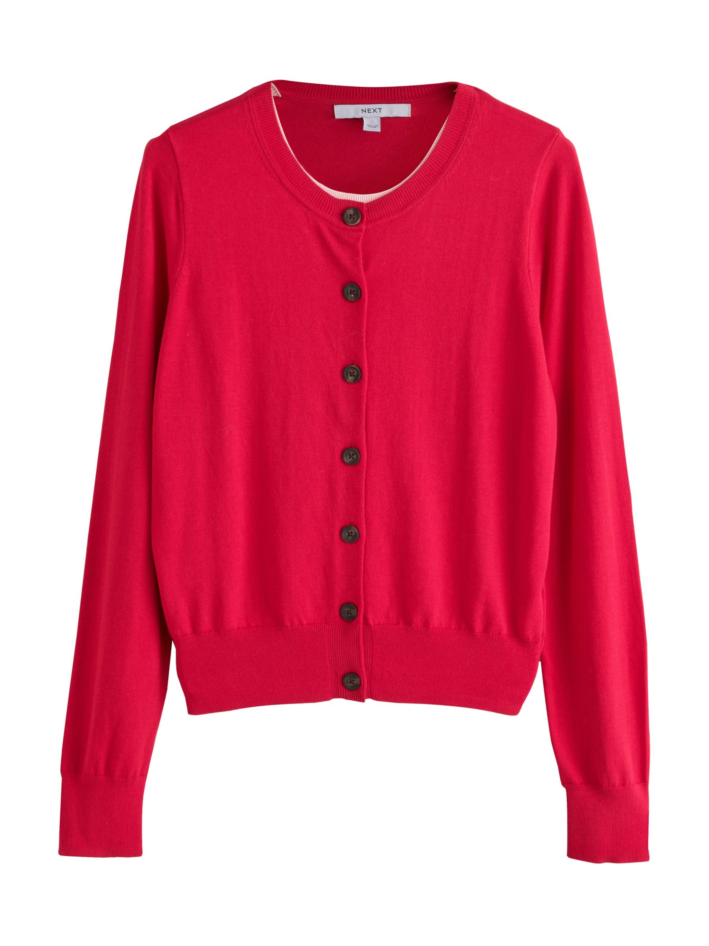 Next Cardigan i rød: forside